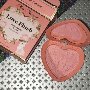🌼LOVE YOURSELF Too Faced DISCONTINUED Love Flush Watercolor Blush NWT